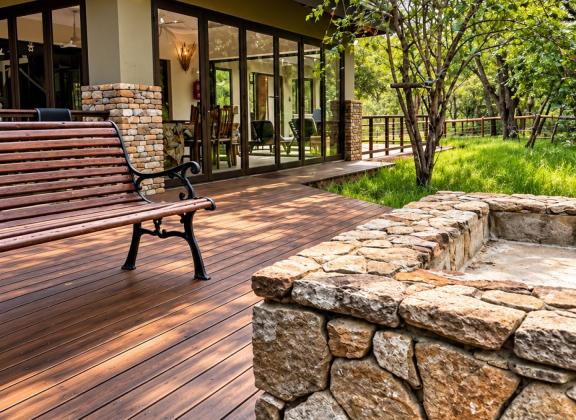 Sunlit Woodland Lodge Patio.jpg